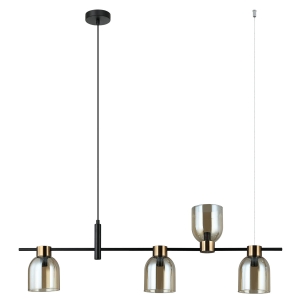Lampa wisząca SERVIO 4xE14 PND-66892-4-BK-AMB Italux