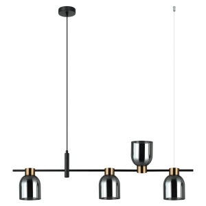 Lampa wisząca SERVIO 4xE14 PND-66892-4-BK-SG Italux