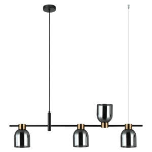 Lampa wisząca SERVIO 4xE14 PND-66892-4-BK-SG Italux