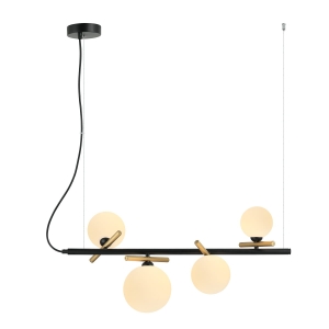 Lampa wisząca REVERSO 4xG9 PND-5622-4-BK-W Italux