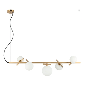 Lampa wisząca REVERSO 5xG9 PND-5622-5-BRO-W Italux