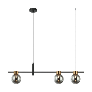 Lampa wisząca BLETTER 3xG9 PND-5225-3-BK-SG Italux