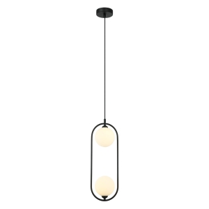 Lampa wisząca LUPUS 2xG9 PND-3965-2-BK Italux