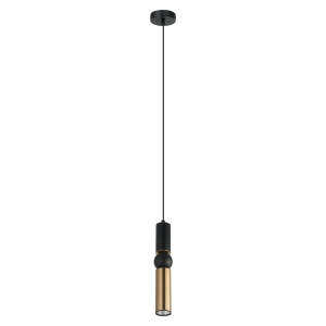 Lampa wisząca ISIDORA 1xGU10 PND-14290-1-BK-BRO Italux