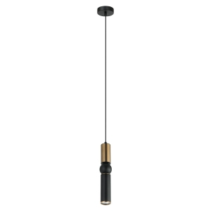 Lampa wisząca ISIDORA 1xGU10 PND-14290-1-BRO-BK Italux