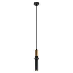 Lampa wisząca ISIDORA 1xGU10 PND-14290-1-BRO-BK Italux