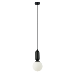 Lampa wisząca ALDEVA 1xE27 PND-02340-1S-BK Italux