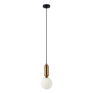 Lampa wisząca ALDEVA 1xE27 PND-02340-1S-BRO Italux