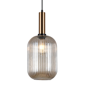 Lampa wisząca ANTIOLA 1xE27 PND-5588-1L-BRO+AMB Italux