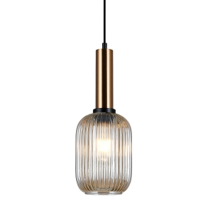 Lampa wisząca ANTIOLA 1xE27 PND-5588-1M-BRO+AMB Italux