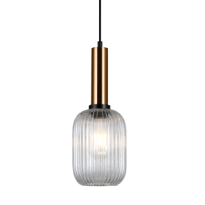 Lampa wisząca ANTIOLA 1xE27 PND-5588-1M-BRO+CL Italux