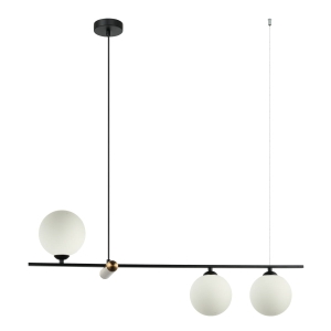 Lampa wisząca BARLETTA 3xG9 PND-76540-3-BK Italux