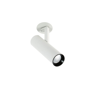 Lampa sufitowa BOCCA WHITE 3000K 1xLED SL74055/18W 3000K WH+BL Italux