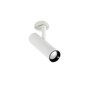 Lampa sufitowa BOCCA WHITE 3000K 1xLED SL74055/18W 3000K WH+BL Italux