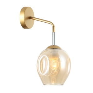Kinkiet BORGO 1xE27 WL-30843-1 GD+AMB Italux