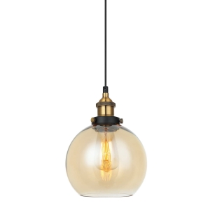 Lampa wisząca CARDENA 1xE27 MDM-4330/1 GD+AMB Italux