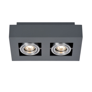 Lampa sufitowa CASEMIRO 2xGU10 IT8002S2-BK/AL Italux