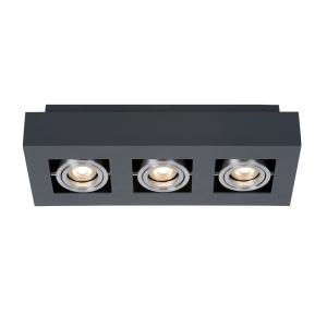 Lampa sufitowa CASEMIRO 3xGU10 IT8002S3-BK/AL Italux
