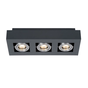 Lampa sufitowa CASEMIRO 3xGU10 IT8002S3-BK/AL Italux