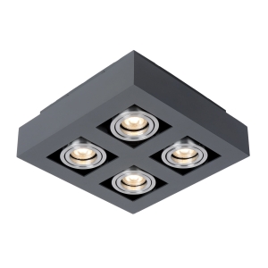 Lampa sufitowa CASEMIRO 4xGU10 IT8002S4-BK/AL Italux