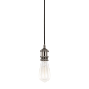 Lampa wisząca CLASSO 1xE27 DS-M-034 SHINY BLACK Italux