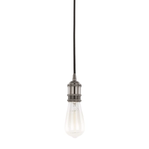 Lampa wisząca CLASSO 1xE27 DS-M-034 SHINY BLACK Italux