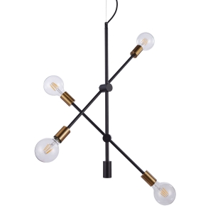 Lampa wisząca EDMOND 4xE27 MD-BR-262002-D4-G/B Italux