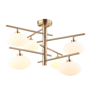 Lampa wisząca FIORENZO 6xG9 MXM3661-6 BRO+W Italux