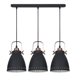 Lampa wisząca FRANKLIN 3xE27 MD-HN8026S-3-B+RC Italux