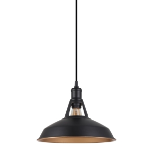 Lampa wisząca FREYA 1xE27 MDM-2315/1 M BK+GD Italux