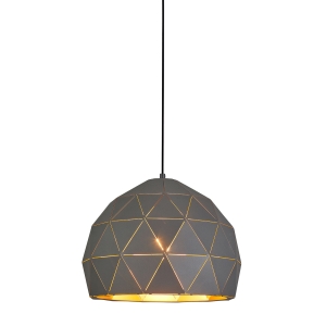 Lampa wisząca HARLEY 1xE27 MDM-3471-1 GR+GD Italux