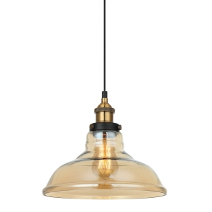 Lampa wisząca HUBERT 1xE27 MDM-2381/1 GD+AMB Italux