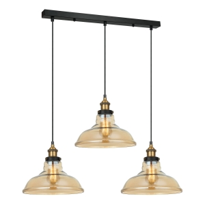 Lampa wisząca HUBERT 3xE27 MDM-2381/3 GD+AMB Italux