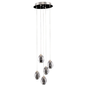 Lampa wisząca HUELTO 5xLED PND-22112132-5A-CR Italux