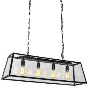 Lampa wisząca LAVERNO 4xE27 MD-102721-4-B Italux