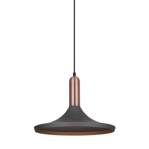 Lampa wisząca LUSTY 1xE27 MDM-3027/1 GR+RC Italux
