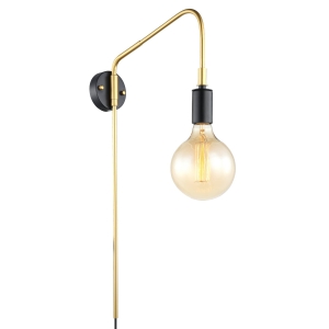 Kinkiet MALENE 1xE27 MBM3386/1 BK+GD Italux