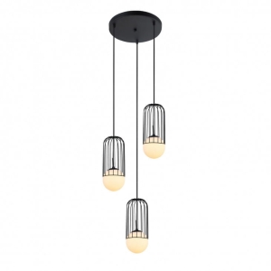 Lampa wisząca MATTY 3xE27 MDM-3939/3 BK Italux