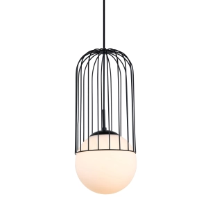 Lampa wisząca MATTY 1xE27 MDM-3940/1 BK Italux