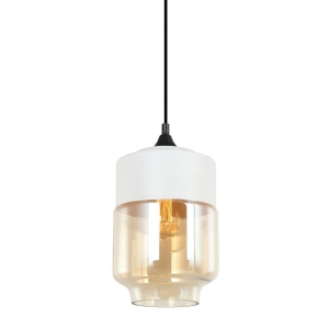 Lampa wisząca MOLINA 1xE27 MDM-2377/1 W+AMB Italux