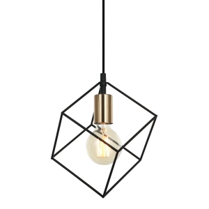 Lampa wisząca MORESTEL 1xE27 MDM-4244/1 BK+BRO Italux
