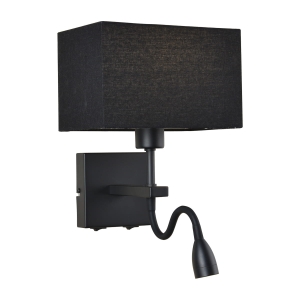 Kinkiet NORTE 2xE27/LED WL-1122-2-BL-BM-RC-BL Italux