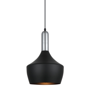 Lampa wisząca OPHELIA 1xE27 MDM-3028/1 BK+CR Italux