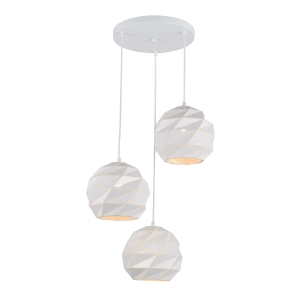 Lampa wisząca PALERMO 3xE27 PND-2424-3S-WH Italux