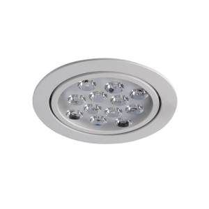 Oczko PITCH 1xLED TS04136A 12W 1200LM 3000K S.WH Italux