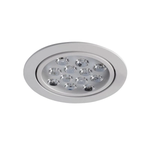 Oczko PITCH 1xLED TS04136A 12W 1200LM 3000K S.WH Italux