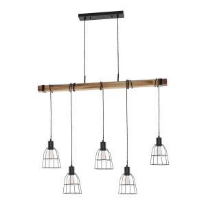 Lampa wisząca PONTE 5xE27 PND-4290-5-L Italux