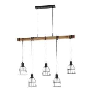 Lampa wisząca PONTE 5xE27 PND-4290-5-L Italux