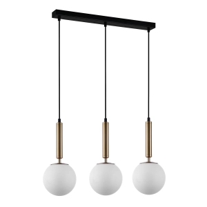 Lampa wisząca RAVENA 3xE27 PND-2324-3L GD+OPA Italux