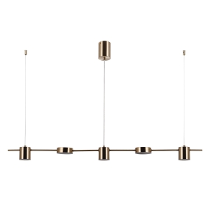 Lampa wisząca REMDAL 5xLED PND-16374-5-COP-GD-4K Italux